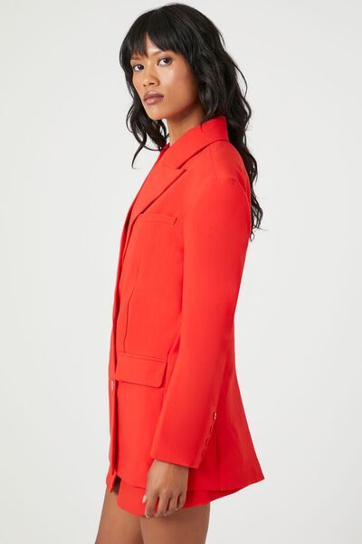 Plunging Double-Breasted Blazer | Forever 21