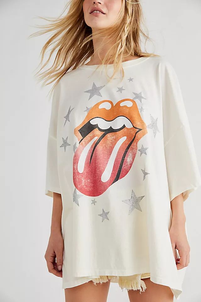 Rolling Stones One Size Tee | Free People (Global - UK&FR Excluded)