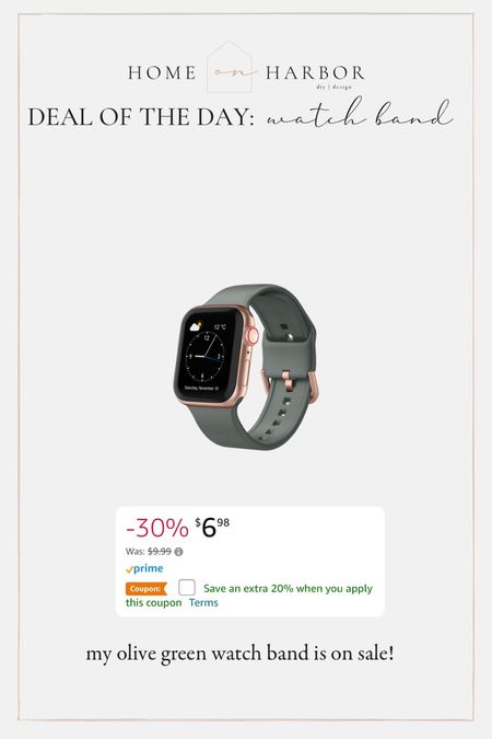 Apple Watch bands on sale for $6! 

#LTKsalealert