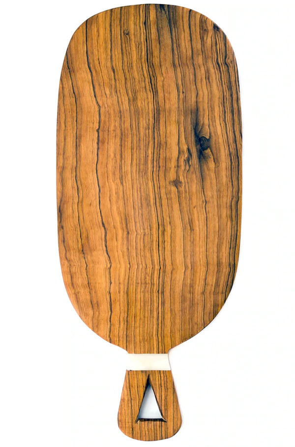Wood Cheese Board with White Bone Handle | Twine & Twig