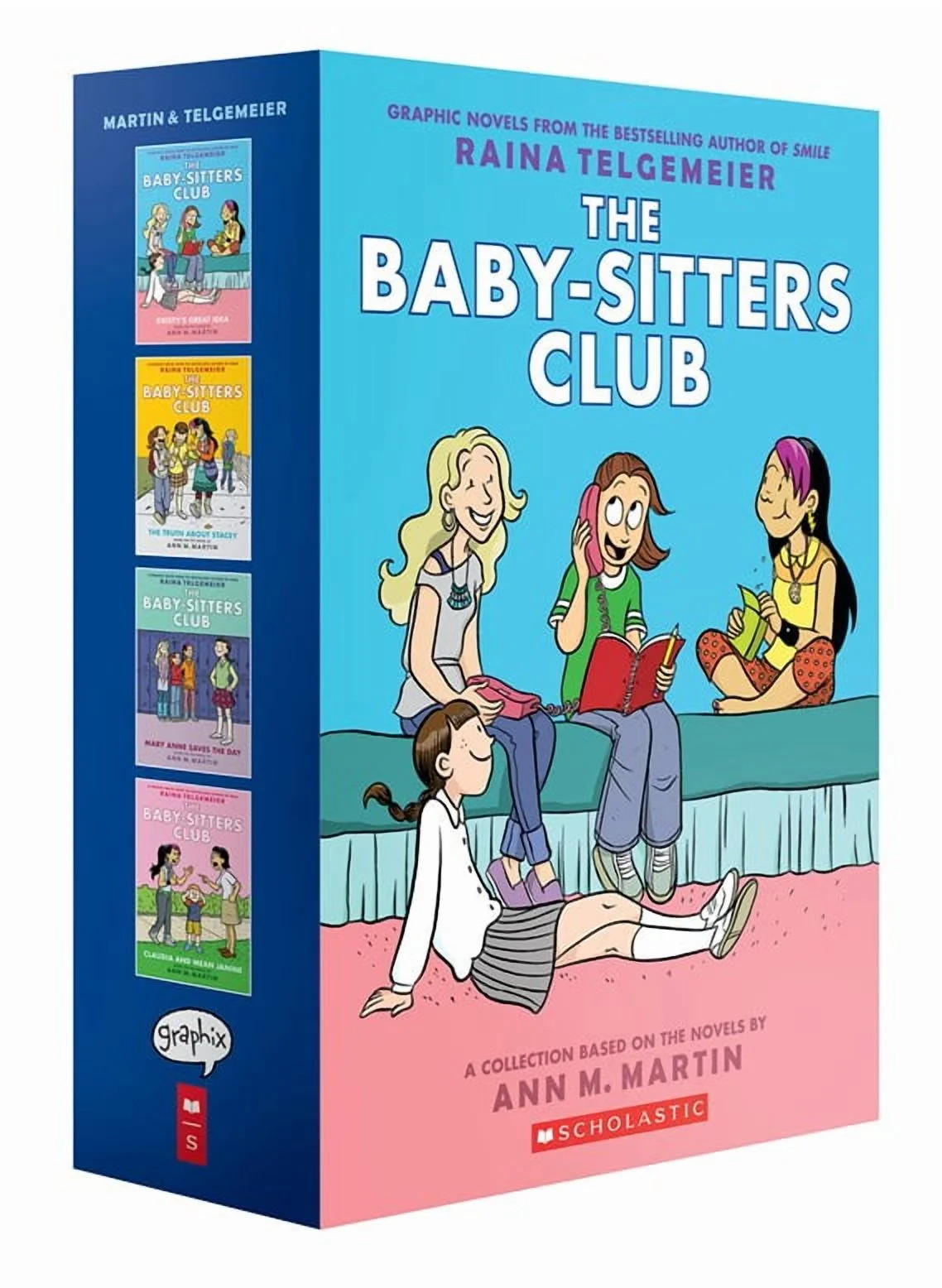 The Baby-Sitters Club #1-4 Graphic Novel Box Set (Hardcover) | Walmart (US)