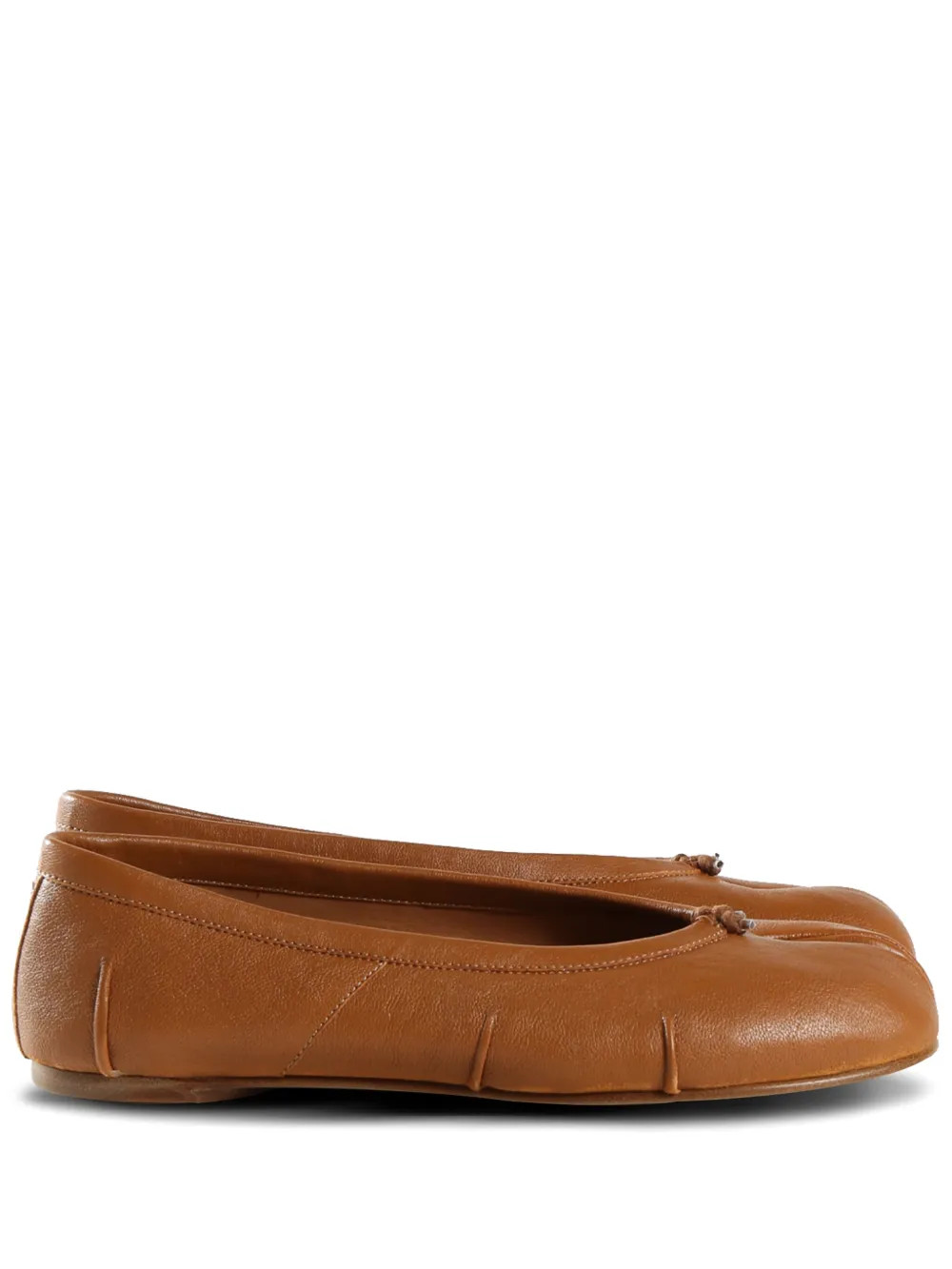 Maison Margiela Tabi Ballet Flats | Brown | FARFETCH ID | Farfetch Global