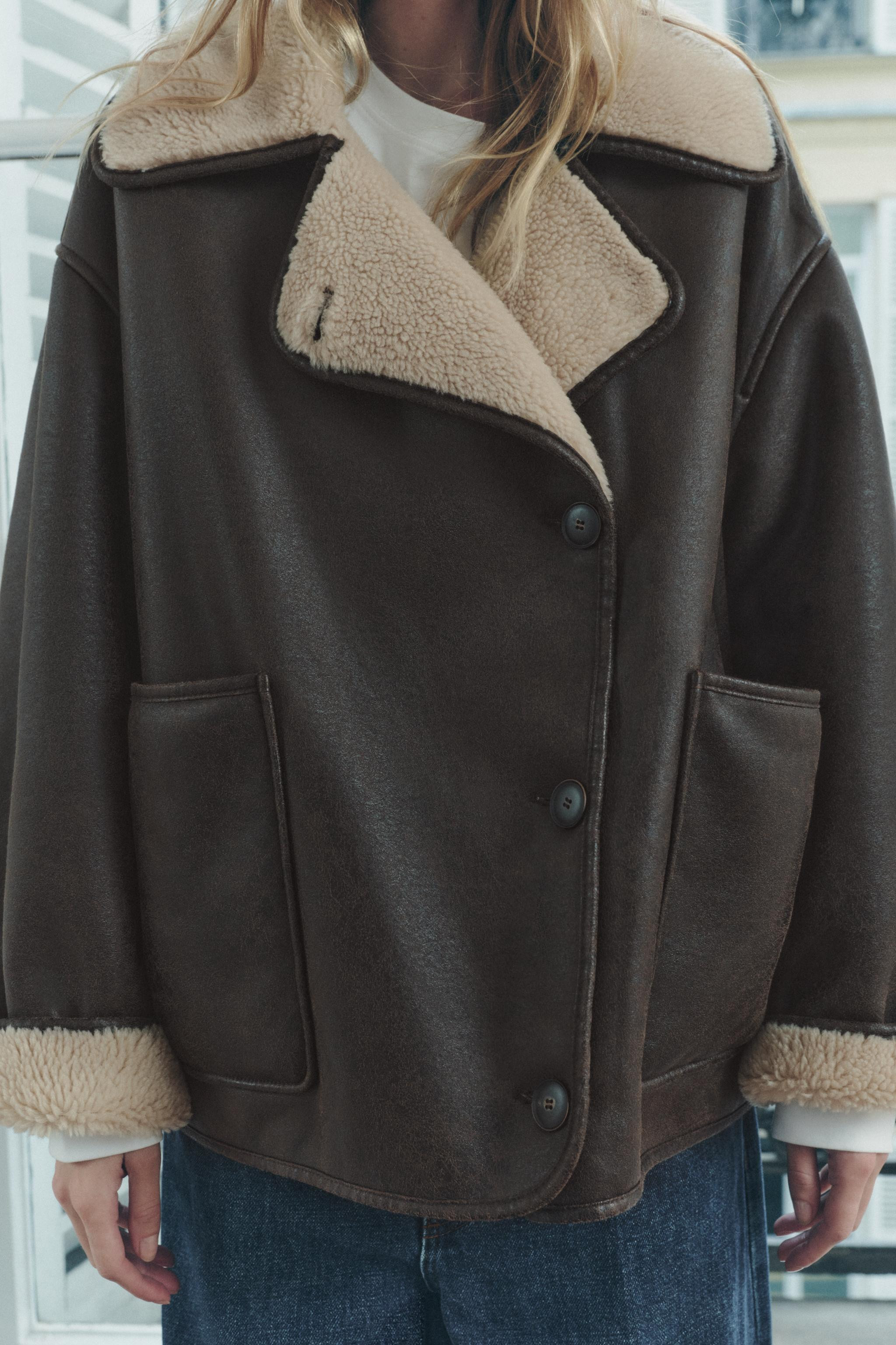 DOUBLE FACED JACKET ZW COLLECTION | Zara US