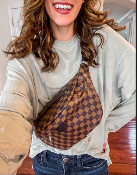 Checkered cross body bag - on sale at Walmart for $27! 🙌🏼

Designer look for less bag // designated inspired checkered bag // belt bag on sale // checkered bag under $30 

#LTKItBag #LTKSaleAlert #LTKFindsUnder50