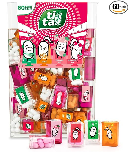 Bulk Mini Candy Travels Packs - 60 Individual Assorted Refreshing Candies Mini Boxes - Mint, Oran... | Amazon (US)