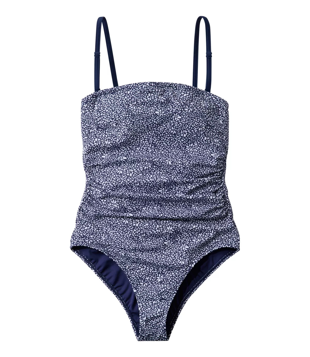 Women's Coastal Essentials Swimwear, Bandeau Tanksuit Print | L.L. Bean