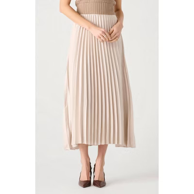 Women's Pleated Midi Skirt - Dex S | Target