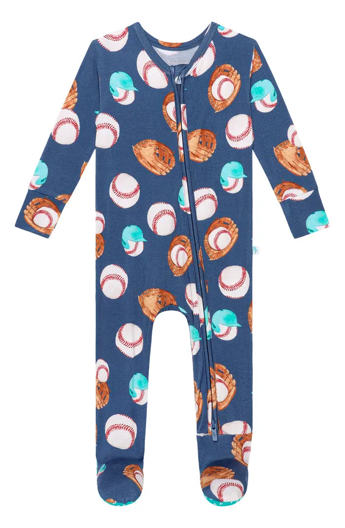 Homer Double Zip Long Sleeve Footie | Nordstrom