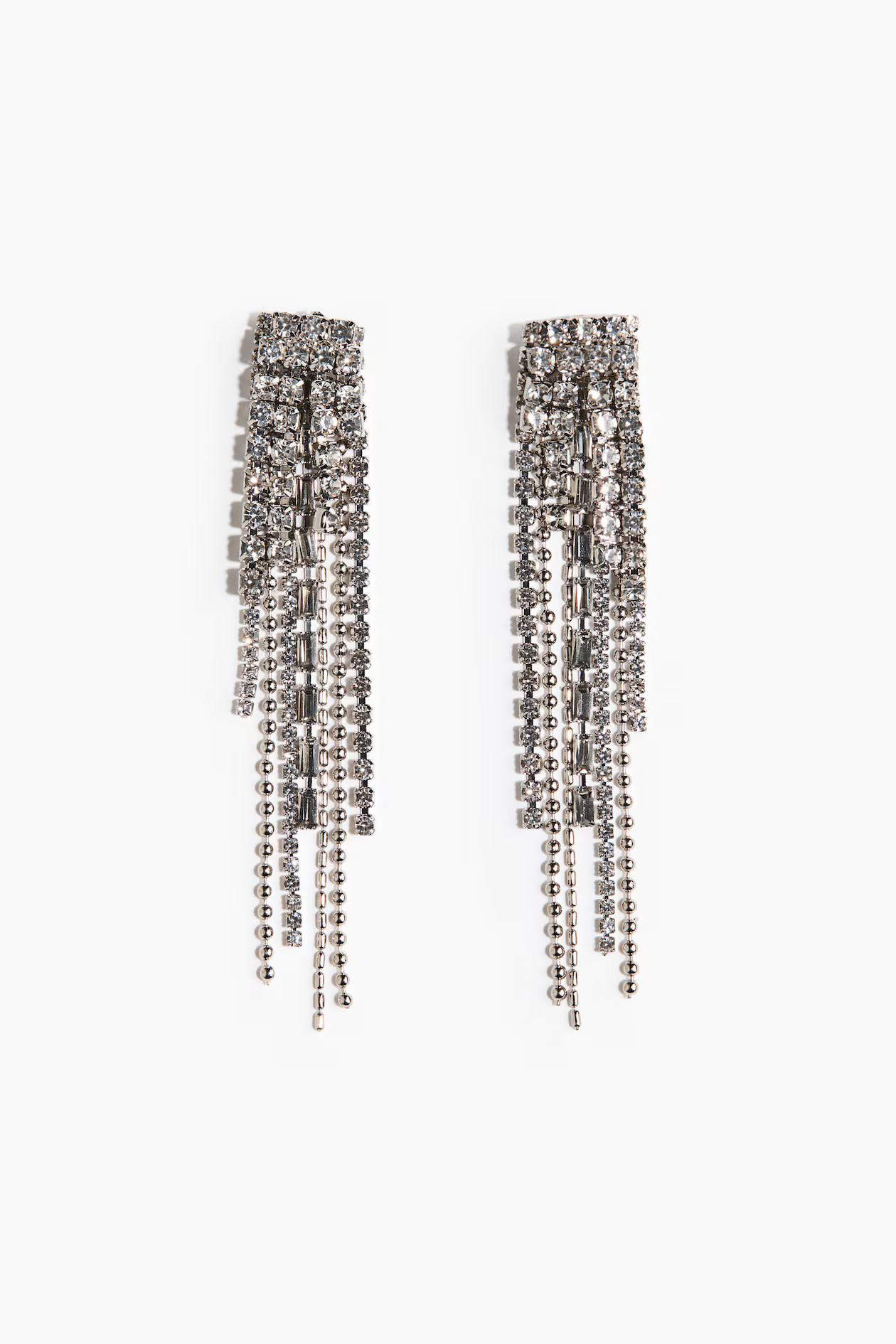 Pendientes largos de strass | H&M (FR, IT, ES, PT, BE)