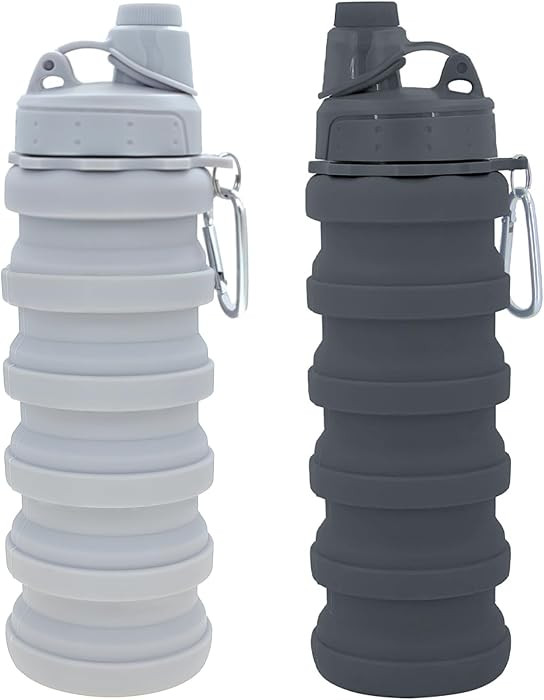 Collapsible Water Bottles Travel water bottle Sports Portable Sport Water Bottle Reusable Water B... | Amazon (US)