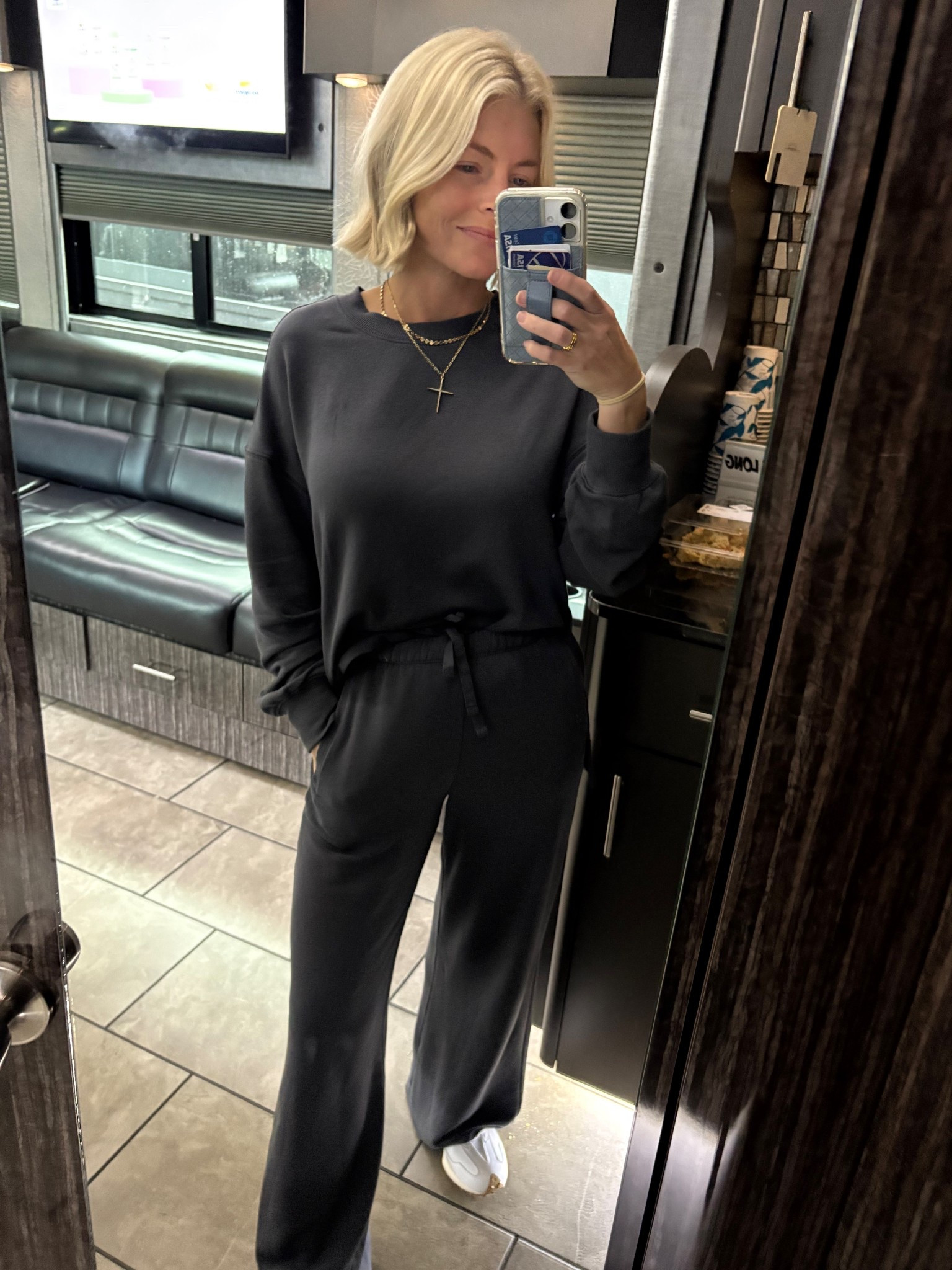 The SOFTEST lounge set that doesn’t just look like pajamas. I wore to travel in and comfy enough to sleep in too. wearing XXS, top is oversized 

#LTKTravel #LTKFindsUnder50