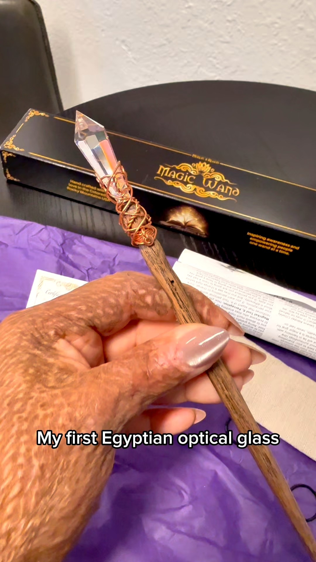 Yes, it’s a MAGIC WAND!🪄 

Egyptian optical glass crystal is so beautiful and I’ve never seen it before. I love crystals and the energy that they hold.

This would also be a beautiful photo or Halloween prop, but I do not recommend it for children. It’s REAL.

Such a great price with such high-quality.✨



#LTKBeauty #LTKOver40 #LTKHalloween