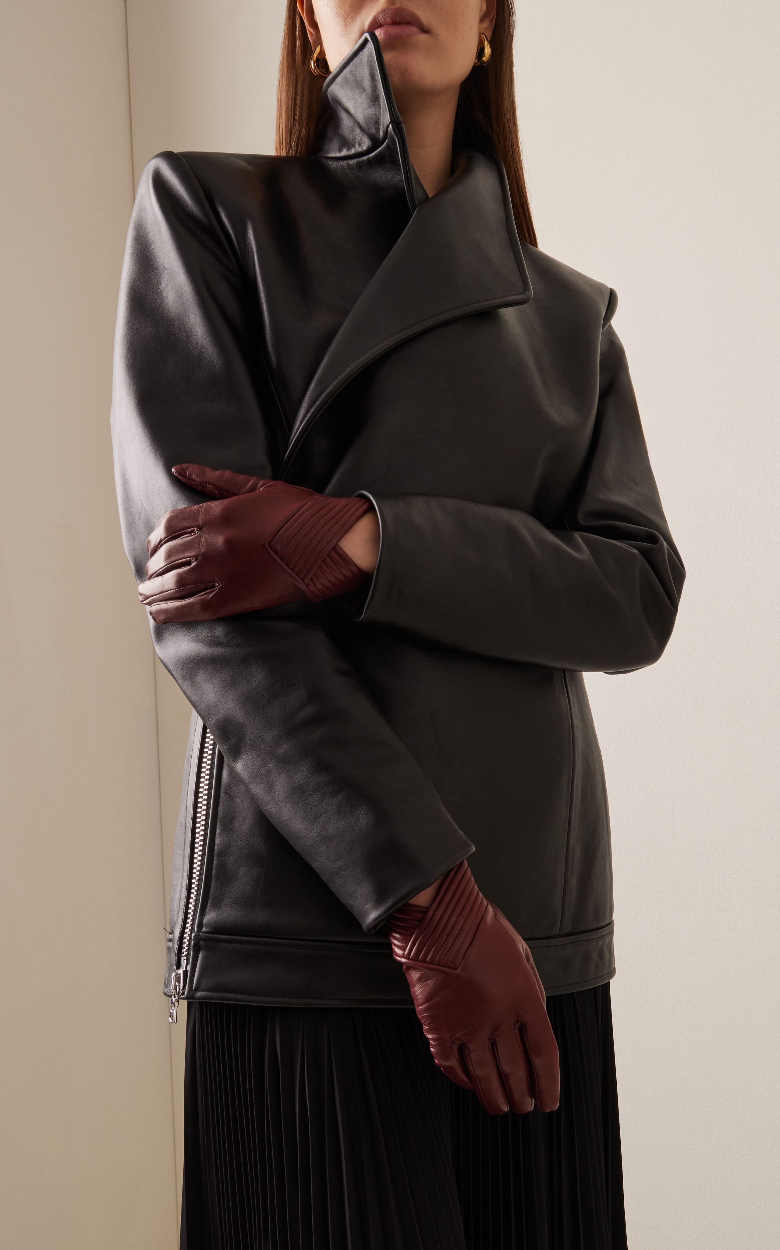 Caroline Leather Gloves | Moda Operandi (Global)