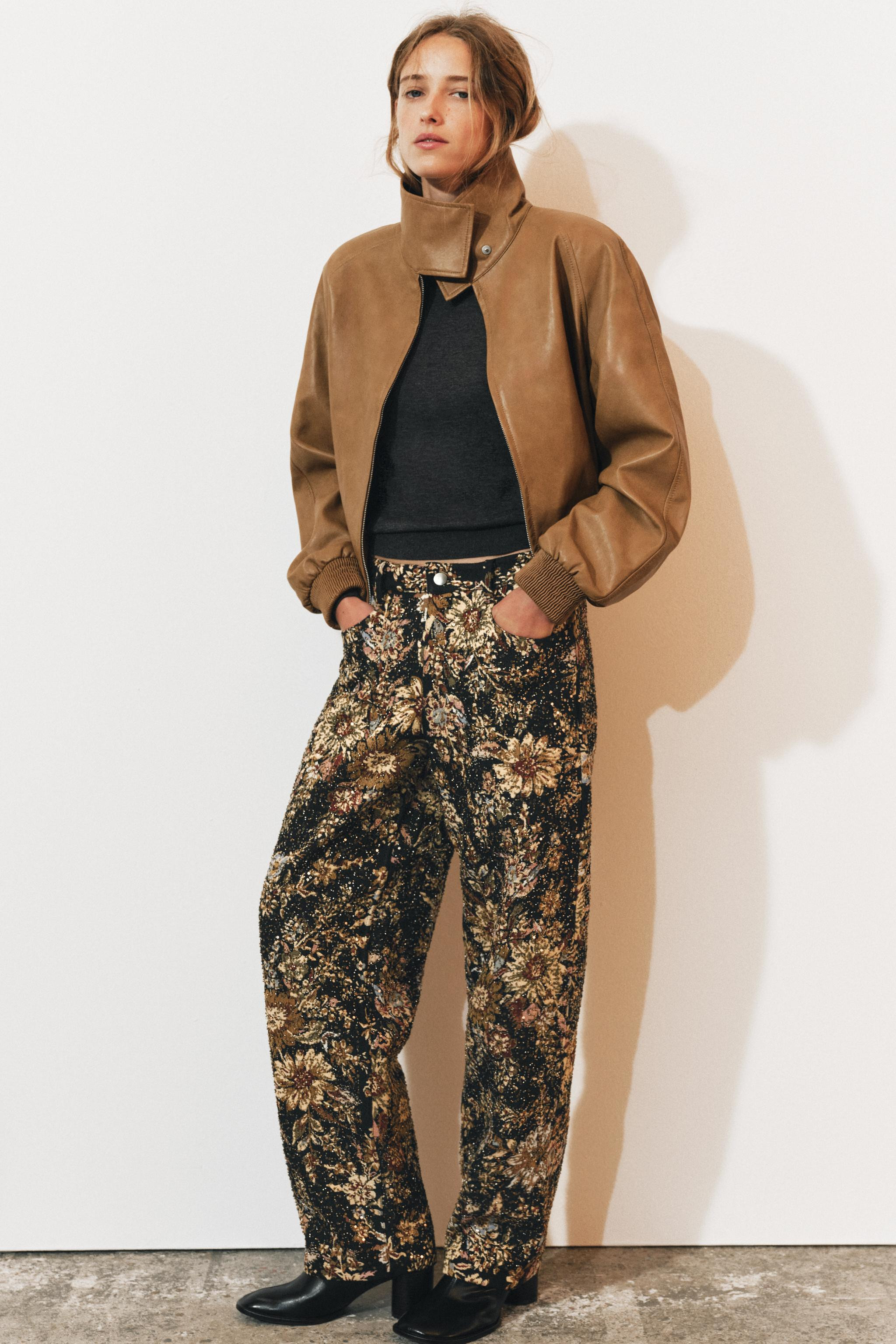 FAUX LEATHER JACKET ZW COLLECTION | Zara US