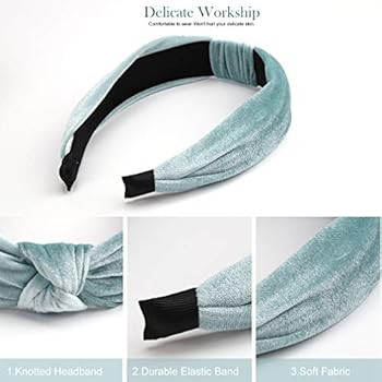 ANBALA 10 Pack Headbands for Women, Fashion Knotted Headbands, Lightweight Adjustable Breathable ... | Amazon (US)