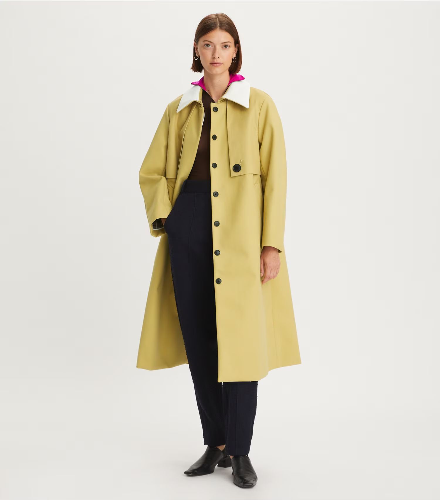COTTON TWILL TRENCH COAT | Tory Burch (US)