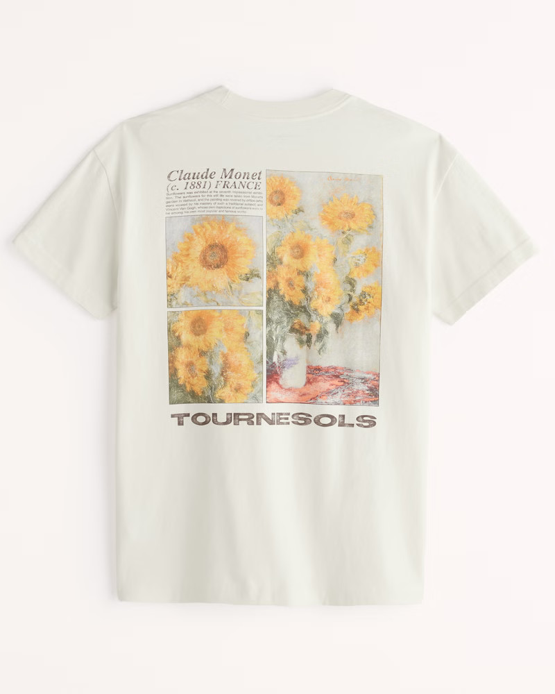 Relaxed Monet Graphic Art Tee | Abercrombie & Fitch (US)