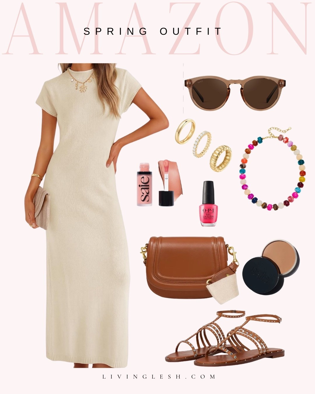 Amazon outfit | Amazon style | Amazon fashion | Maxi dress | Spring dress | Casual outfit | Casual style | Crossbody bag | Sandals | Gladiator sandals | Spring fashion | Everyday outfit

#LTKmomlife #LTKootd #LTKWorkwear