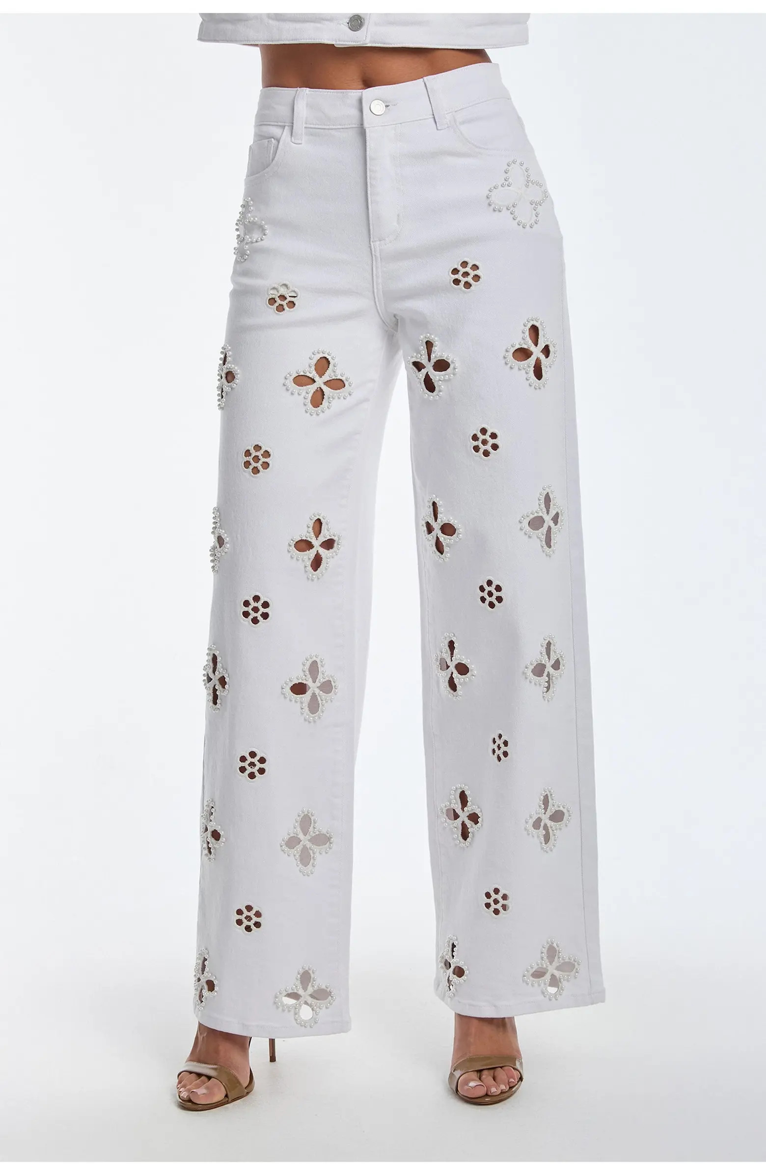 Kaia Pearl High Rise Jean | Nordstrom