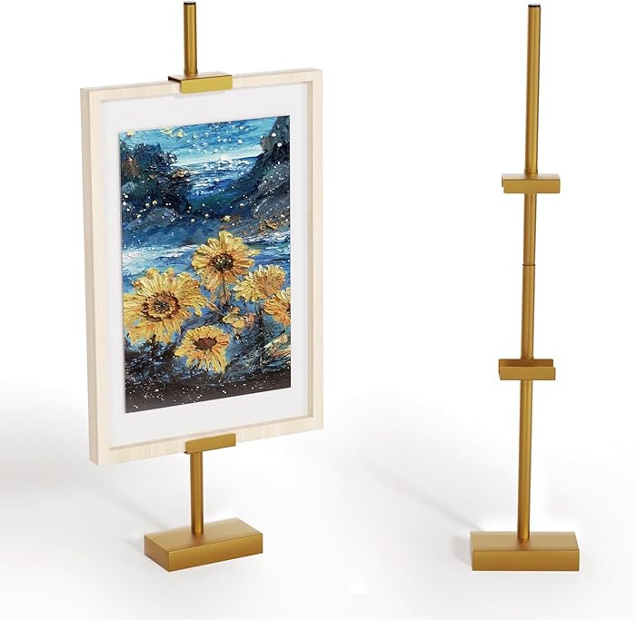 Tabletop Picture Frame Stand, Adjustable for Frames Up to 29" H, Frame Holder Stand Table Easels ... | Amazon (US)