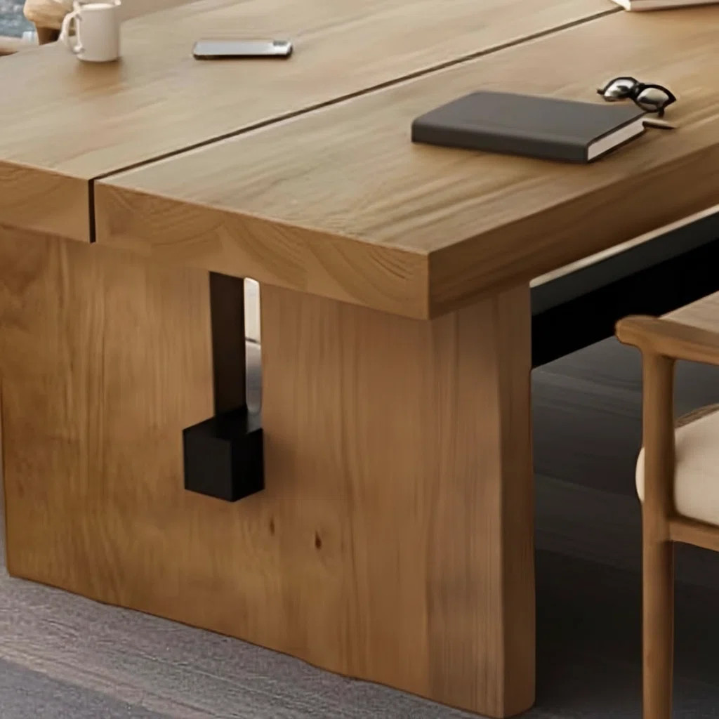 Large Banquet Solid Wood Dining Table, Rectangular Kitchen Dining Table | Wayfair North America