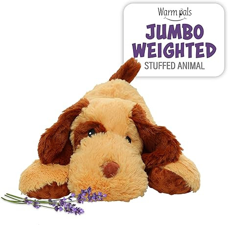 Jumbo - Dog - Microwavable & Weighted Plush Stuffed Animal - Heated Plushie for Warmth - Cute, So... | Amazon (US)
