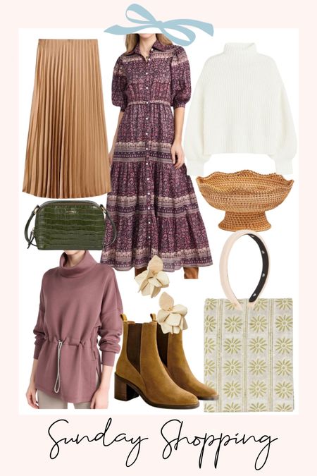 Fall outfits. Thanksgiving outfit. Fall dress. White sweater. Pleated skirt. Thanksgiving tablecloth. Suede ankle boots. Green croc embossed handbag. Fitness pullover sweatshirt. Footed bowl. 
.
.
.
… #ltkshoecrush #ltkitbag #ltkover40 #ltkholiday #ltkfitness

#LTKSeasonal #LTKstyletip #LTKhome