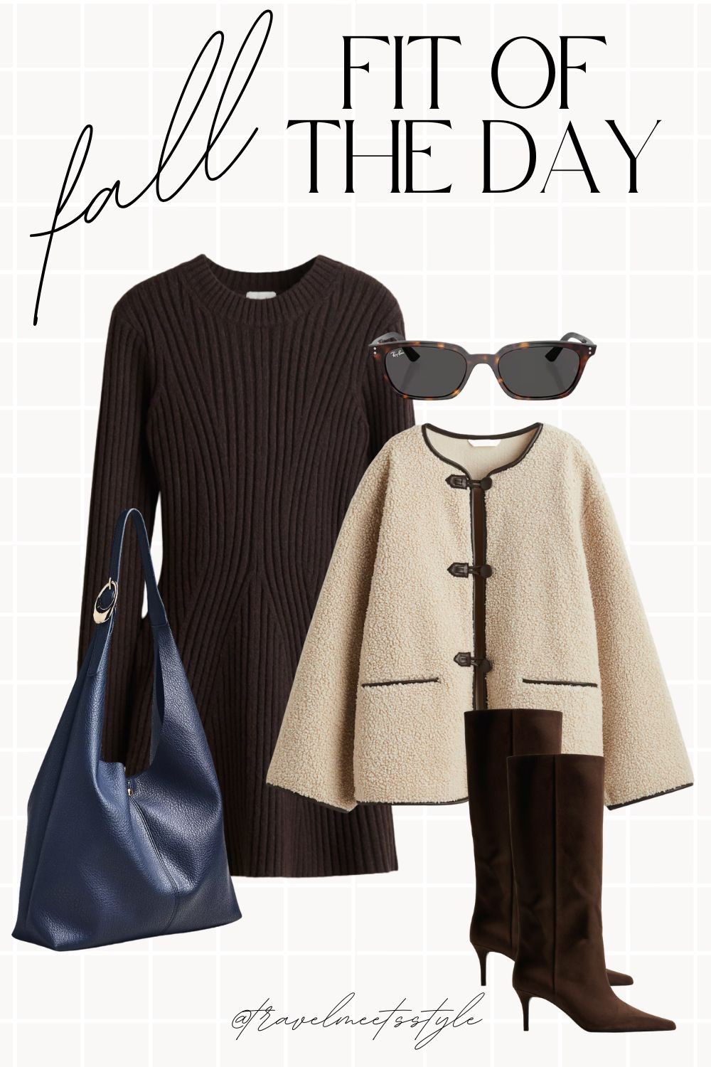 DAY 7 of fall fits I’m falling for rn 🍂 Entire look is from H&M (minus the bag and sunglasses). Currently loving brown and blue together 🤎💙


Fall outfits, fall fashion, fall outfit ideas, sweater dress, sherpa jacket, slouchy bag, ray-ban sunglasses, brown knee high boots 

#LTKStyleTip