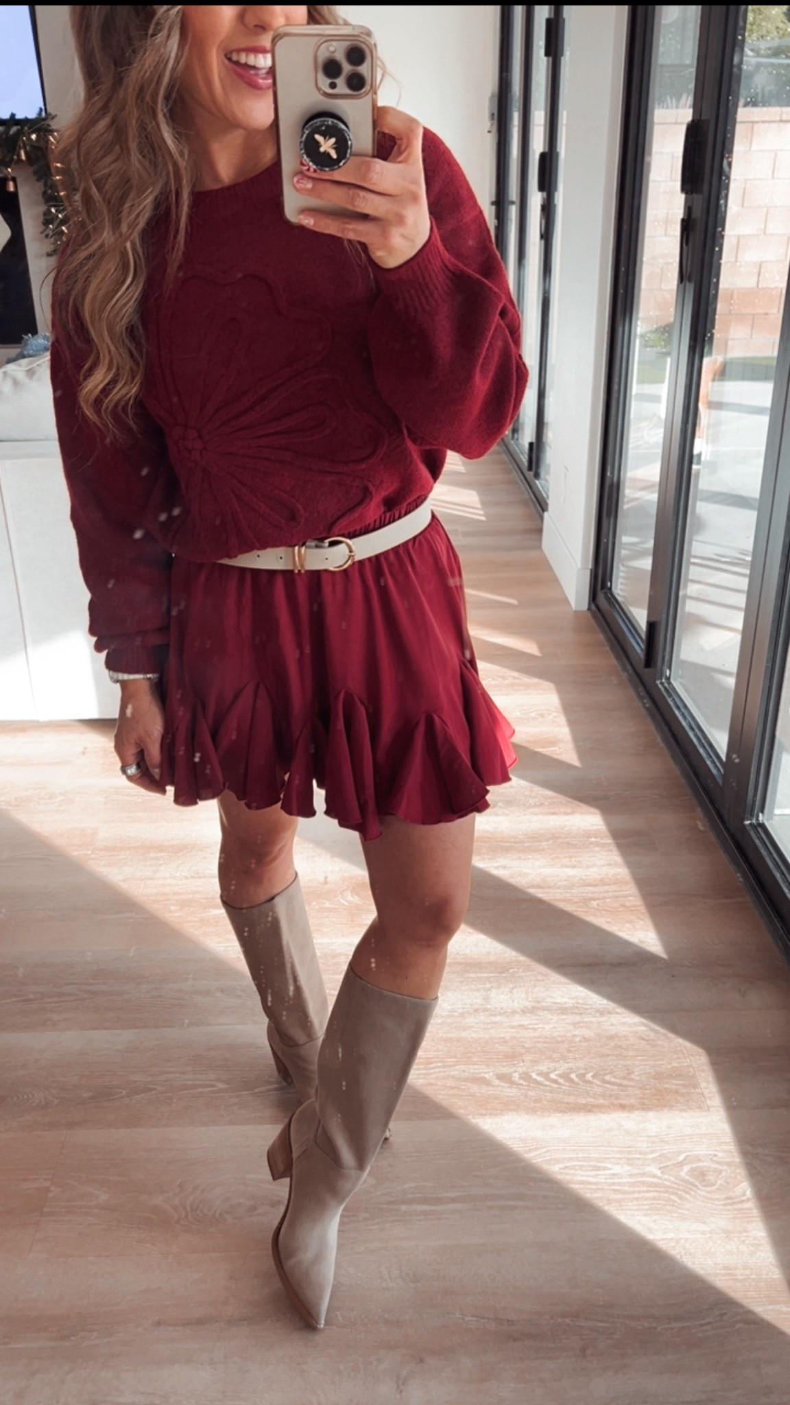 Holiday style outfit idea, holiday party outfit, Sam Edelman boots, winter sweater, amazon finds  

#LTKHoliday #LTKSeasonal #LTKSaleAlert