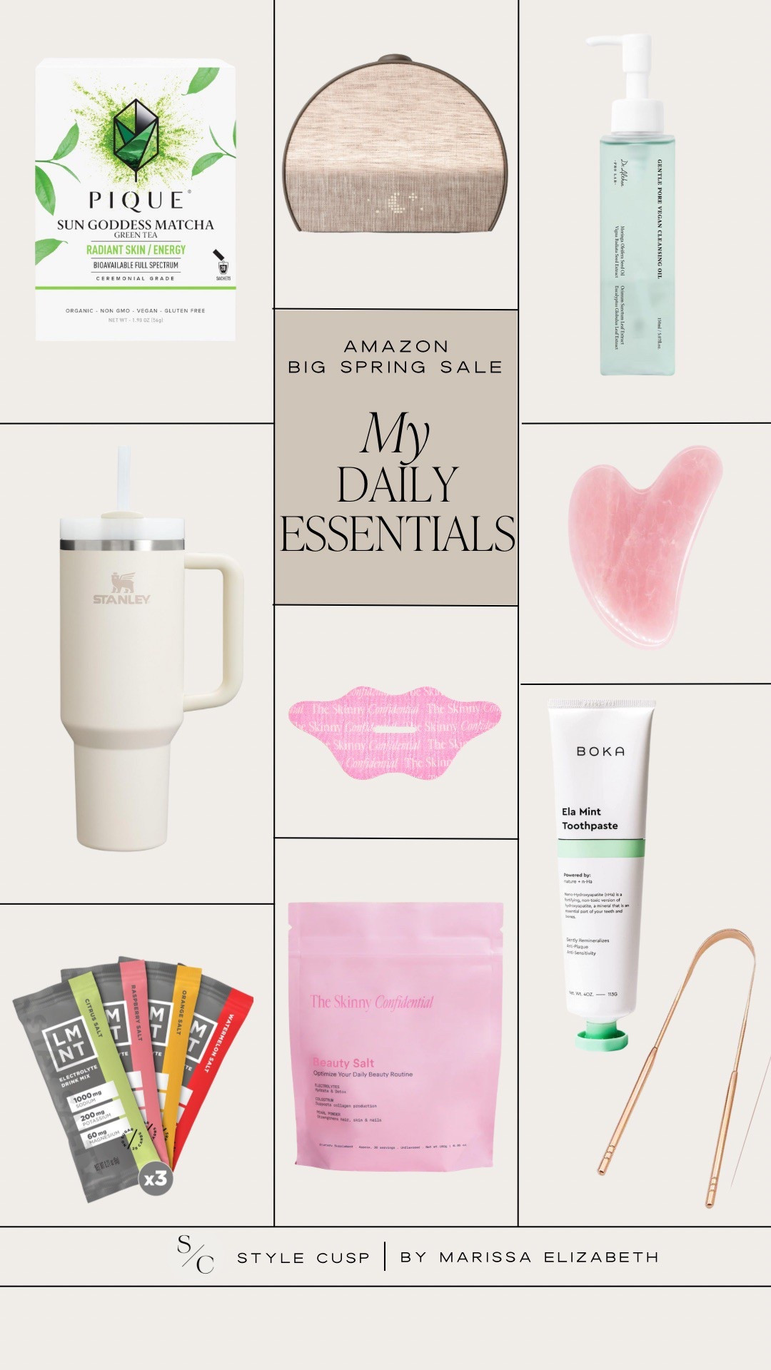 Amazon Big Spring Sale! My Daily Essentials

Skincare, Amazon find, beauty find, hydration, wellness, dental care, matcha, sleep essential, Amazon sale 

#LTKBeauty #LTKActive #LTKSaleAlert