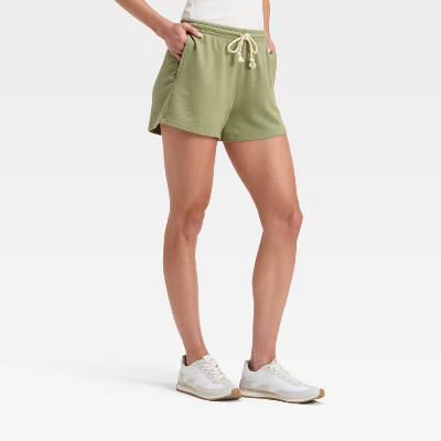 Women's Leisure Studio Mid-Rise Pull-On Shorts - Universal Thread™ | Target