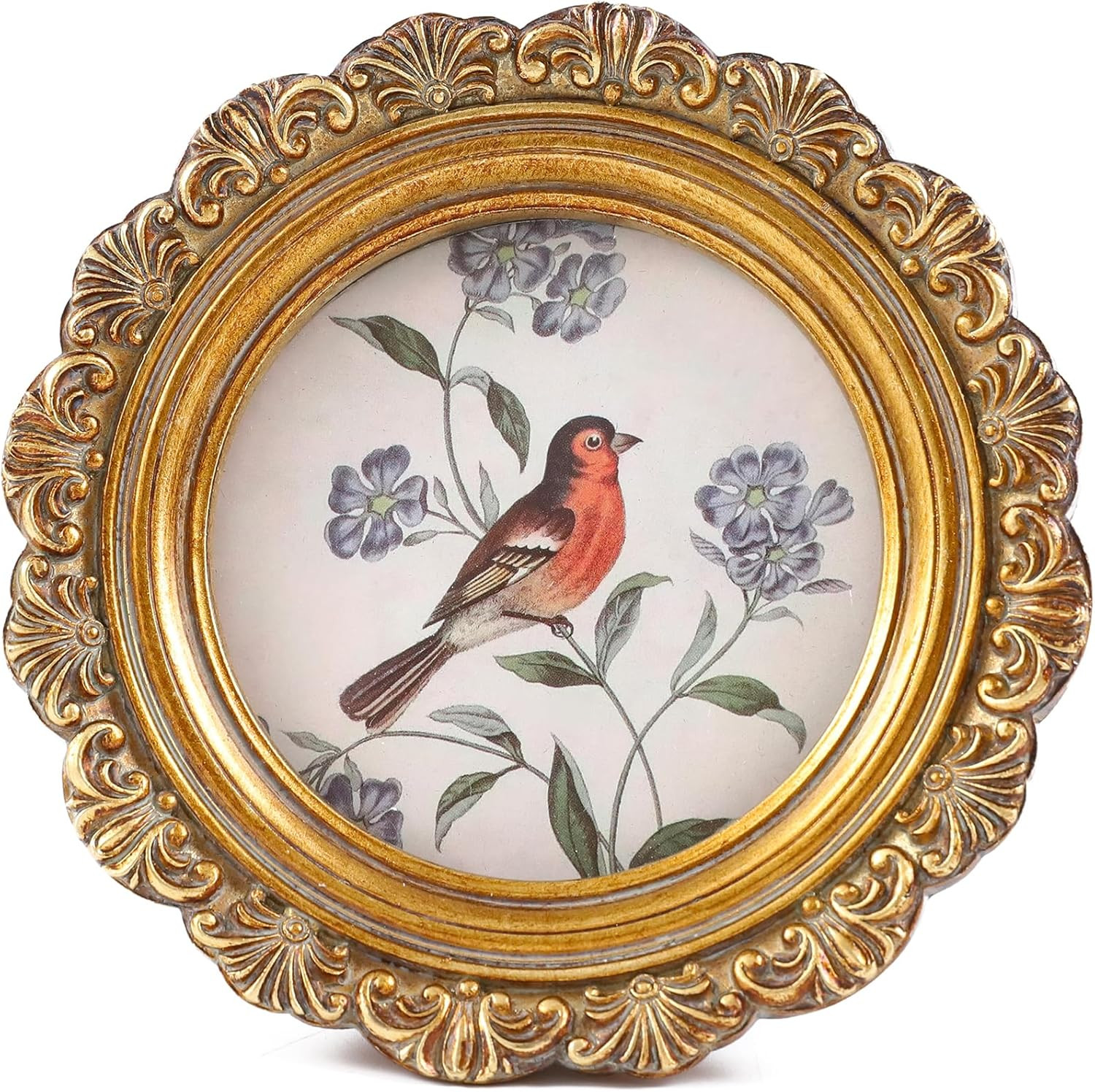 Round Picture Frames 3x3 Antique Picture Frames Small Vintage Picture Frames Mini Pictures Frames... | Amazon (US)