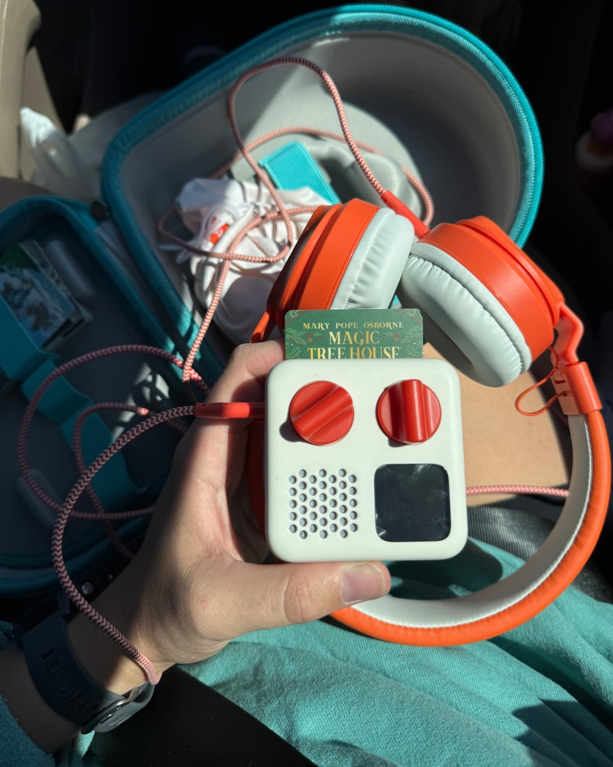 Toddler road trip essentials! When we aren’t traveling— he uses his Yoto player everyday during quiet time  

We get our cards from Yoto, Target, and Amazon. Our 4 year old has really been into Magic Treehouse. 

#LTKHome #LTKKids #LTKFamily