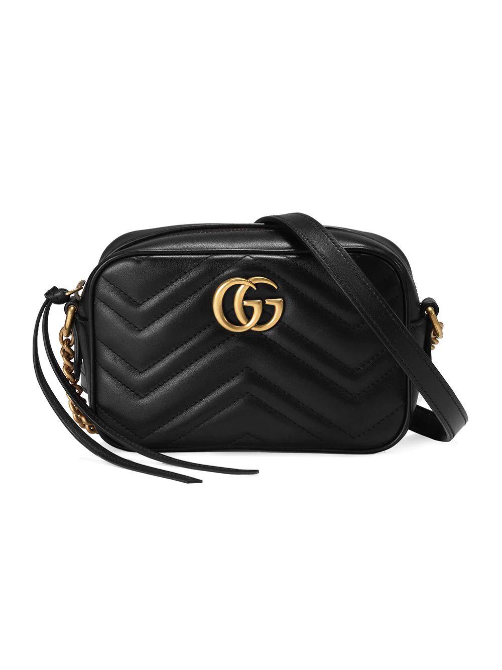 Gucci GG Marmont Mini Leather Bag - Farfetch | Farfetch Global