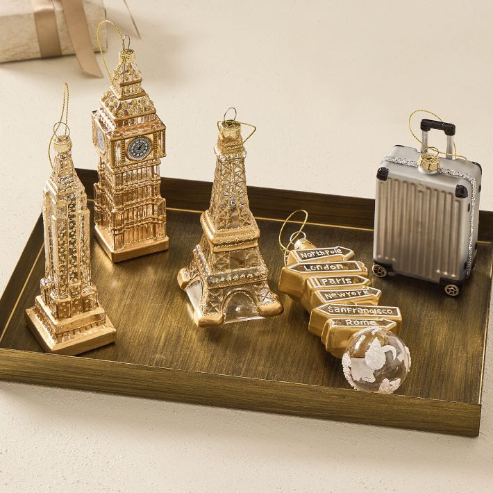 Glass Travel Ornaments | West Elm (US)