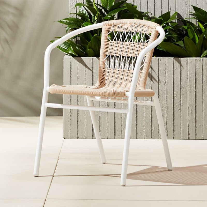 Rex Woven Cafe Chair + Reviews | CB2 | CB2