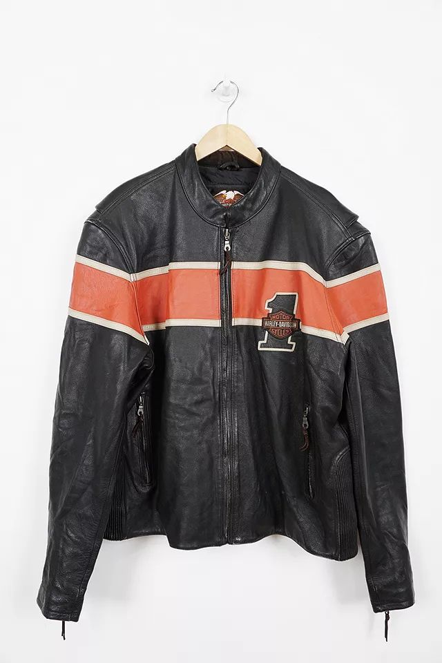Urban Renewal One-Of-A-Kind Harley-Davidson Leather Jacket | Urban Outfitters (EU)