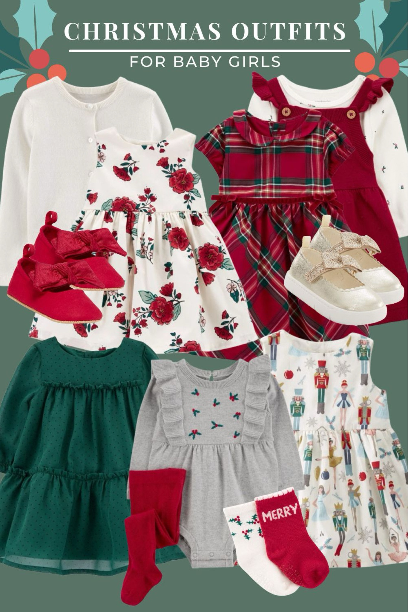 Adorable Christmas outfits for Baby Girls  
#christmas #babyoutfits

#LTKFamily #LTKBaby #LTKHoliday