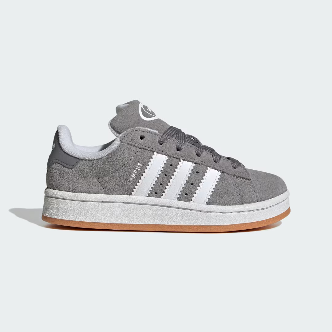 adidas Campus 00s Elastic Lace Shoes Kids Grey Three 13K | adidas (US)