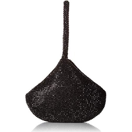 Jessica McClintock Women's Staci Mesh Wristlet Pouch, Black | Walmart (US)