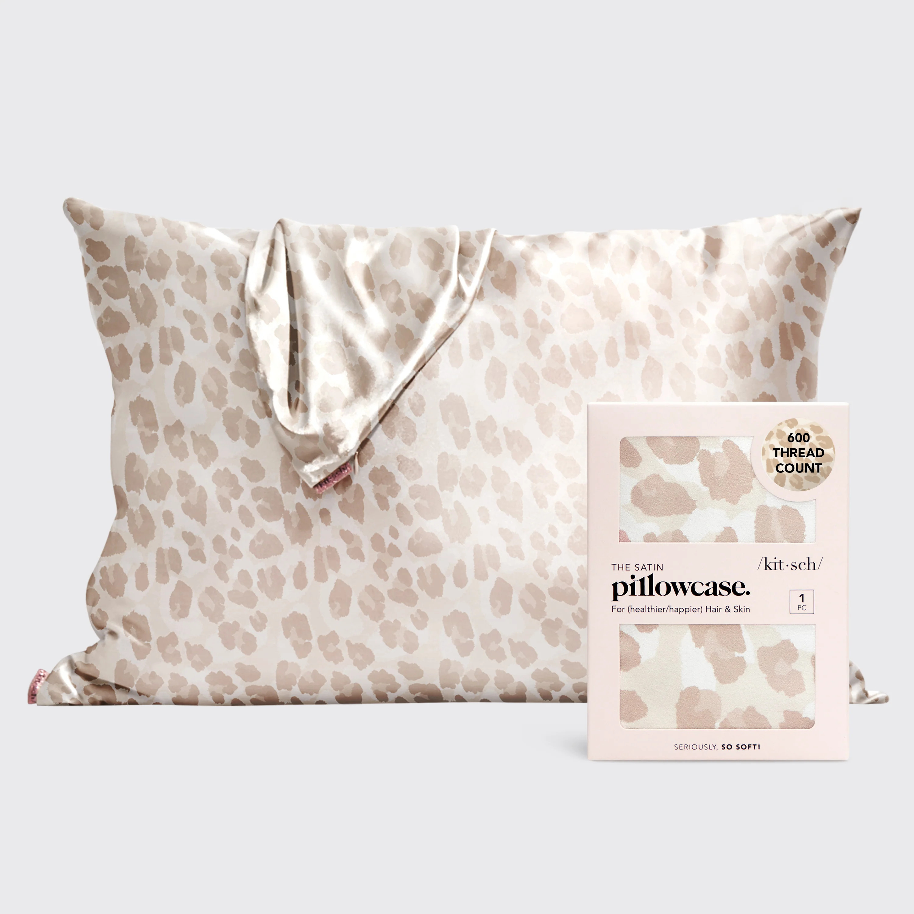 Satin Pillowcase in Leopard | Kitsch