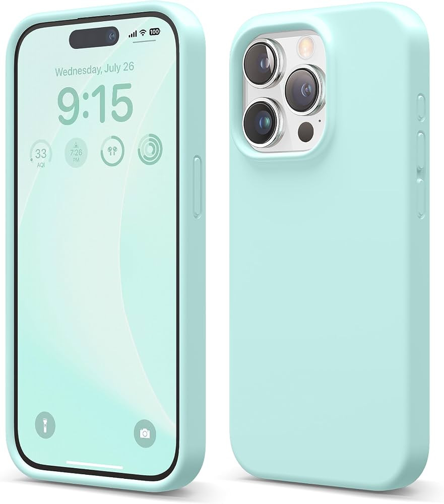 elago Compatible with iPhone 15 Pro Case, Liquid Silicone Case, Full Body Protective Cover, Shock... | Amazon (US)