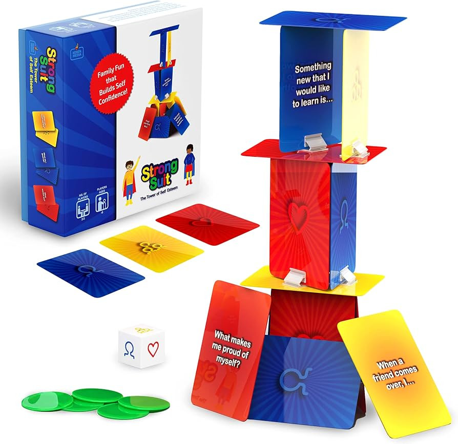 The Tower of Self Esteem, CBT Play Therapy Game for Kids, Teens | Tools to Boost Social Skills, C... | Amazon (US)