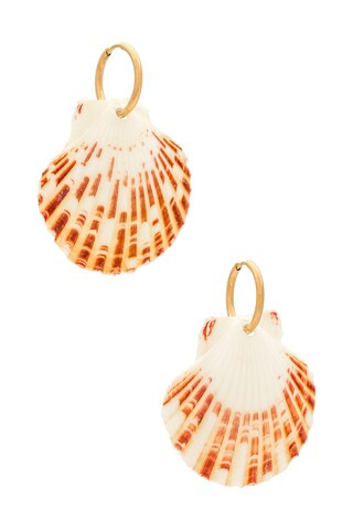 Casa Clara Odette Earring in Neutral Shell from Revolve.com | Revolve Clothing (Global)