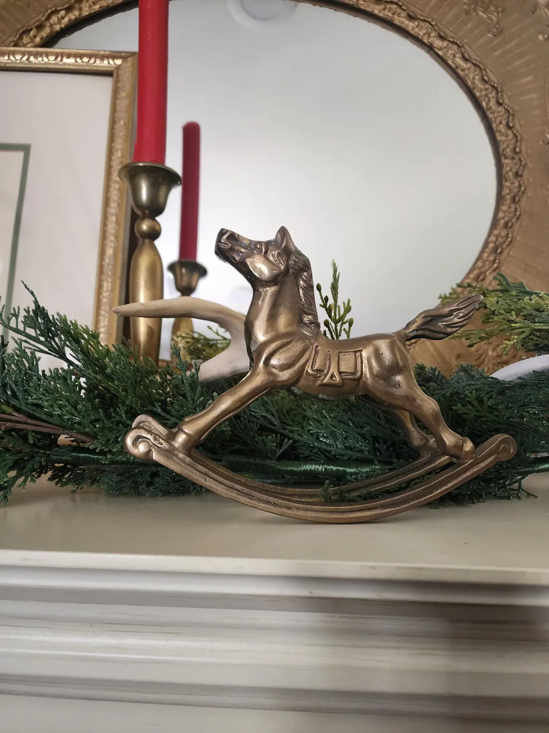 Brass Rocking Horse | Etsy (US)