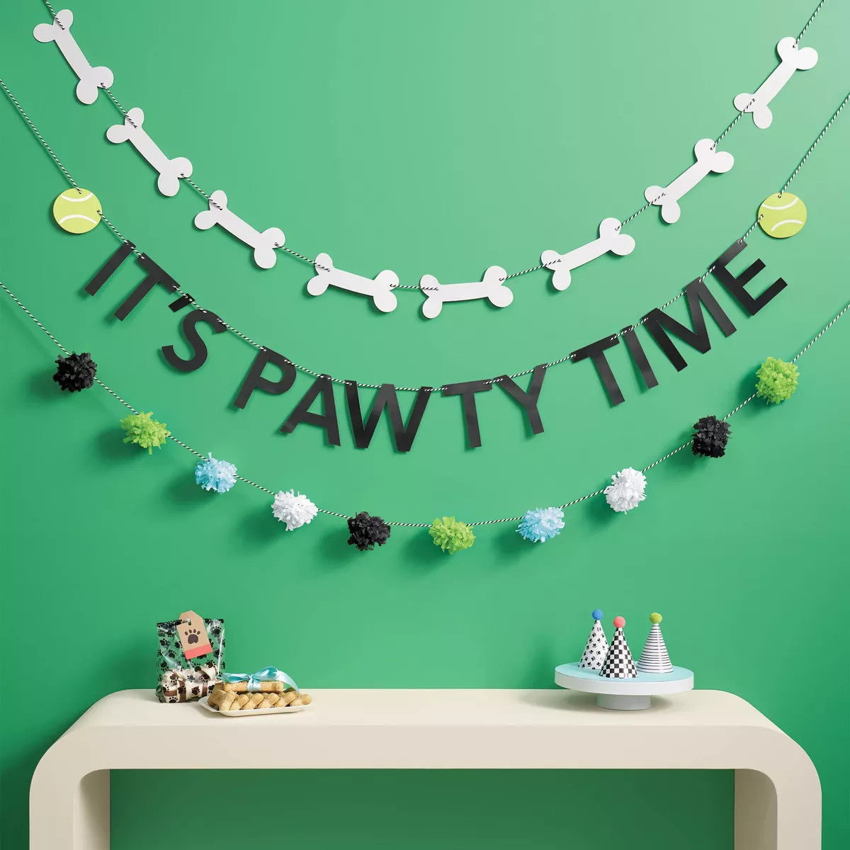 Dog Birthday "It's Pawty Time" Banner - Spritz™ | Target