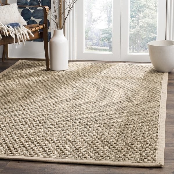Safavieh Casual Natural Fiber Hand-Woven Sisal Natural / Beige Seagrass Rug - 8' | Bed Bath & Beyond