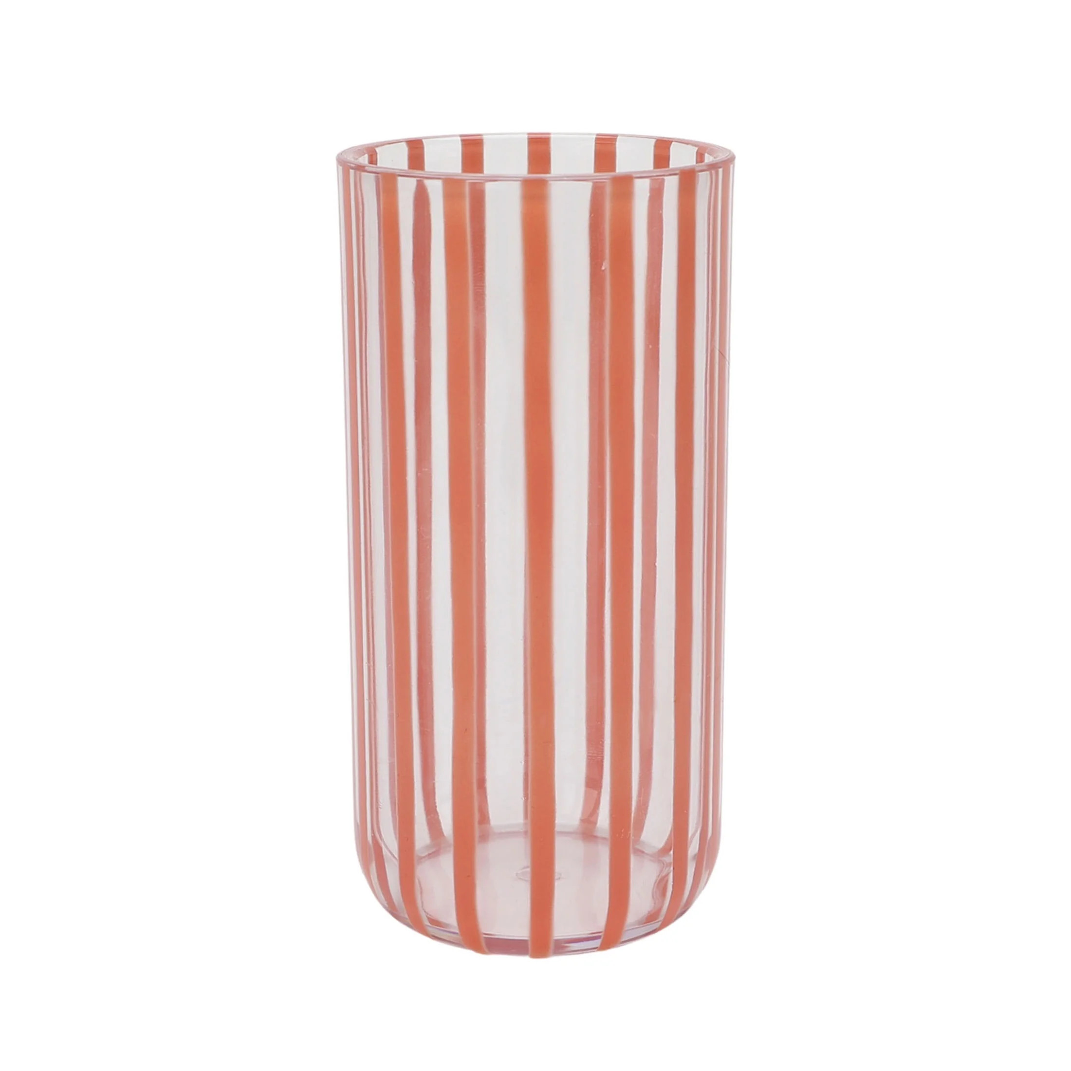 Mainstays by Becky G. & Alejandra 18-Ounce Tall Acrylic Stripe Line Tumbler, Orange | Walmart (US)