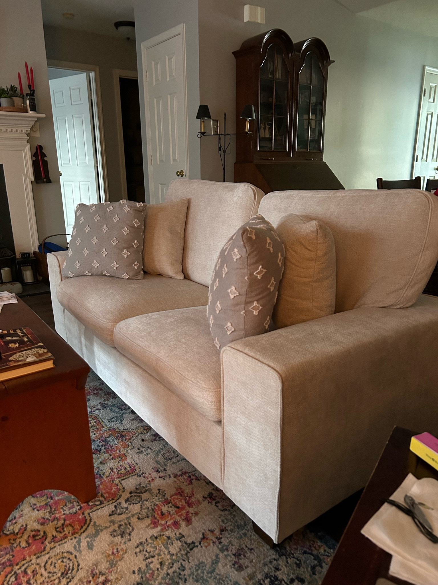 Super sweet and comfy loveseat!

#LTKFamily #LTKHome