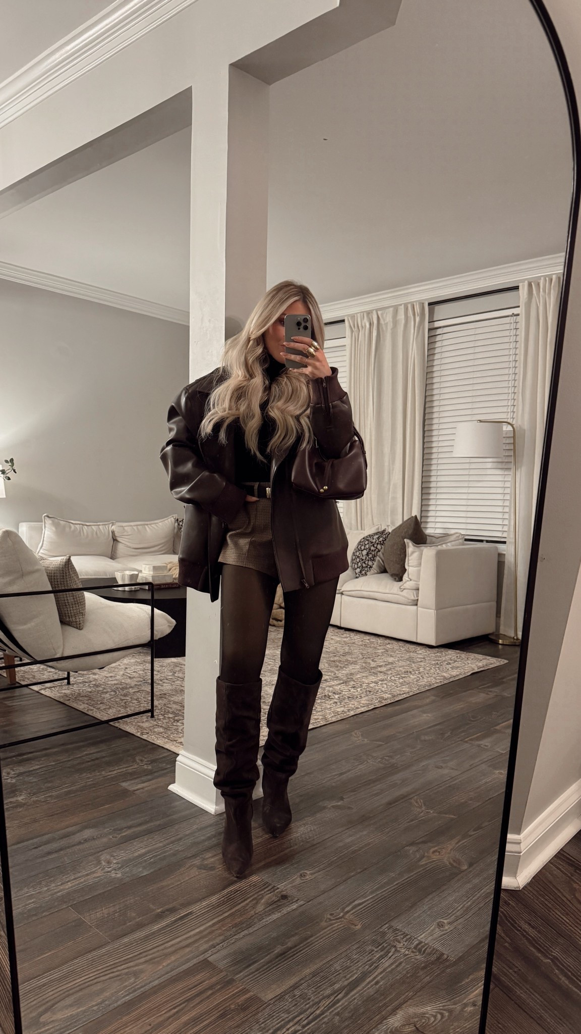 Date night outfit! Fleece lined tights for sure because it is cold! 

#LTKFindsUnder100 #LTKSeasonal